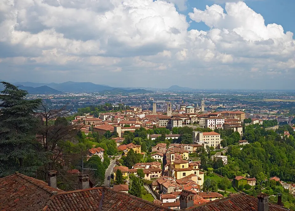 Panorama di Bergamo