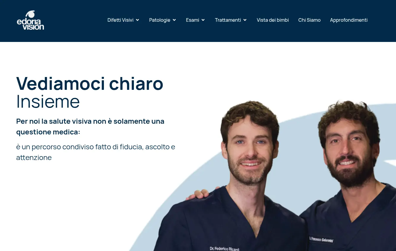 Case Study: Posizionamento SEO per Edoriavision - Chirurgia Refrattiva Torino